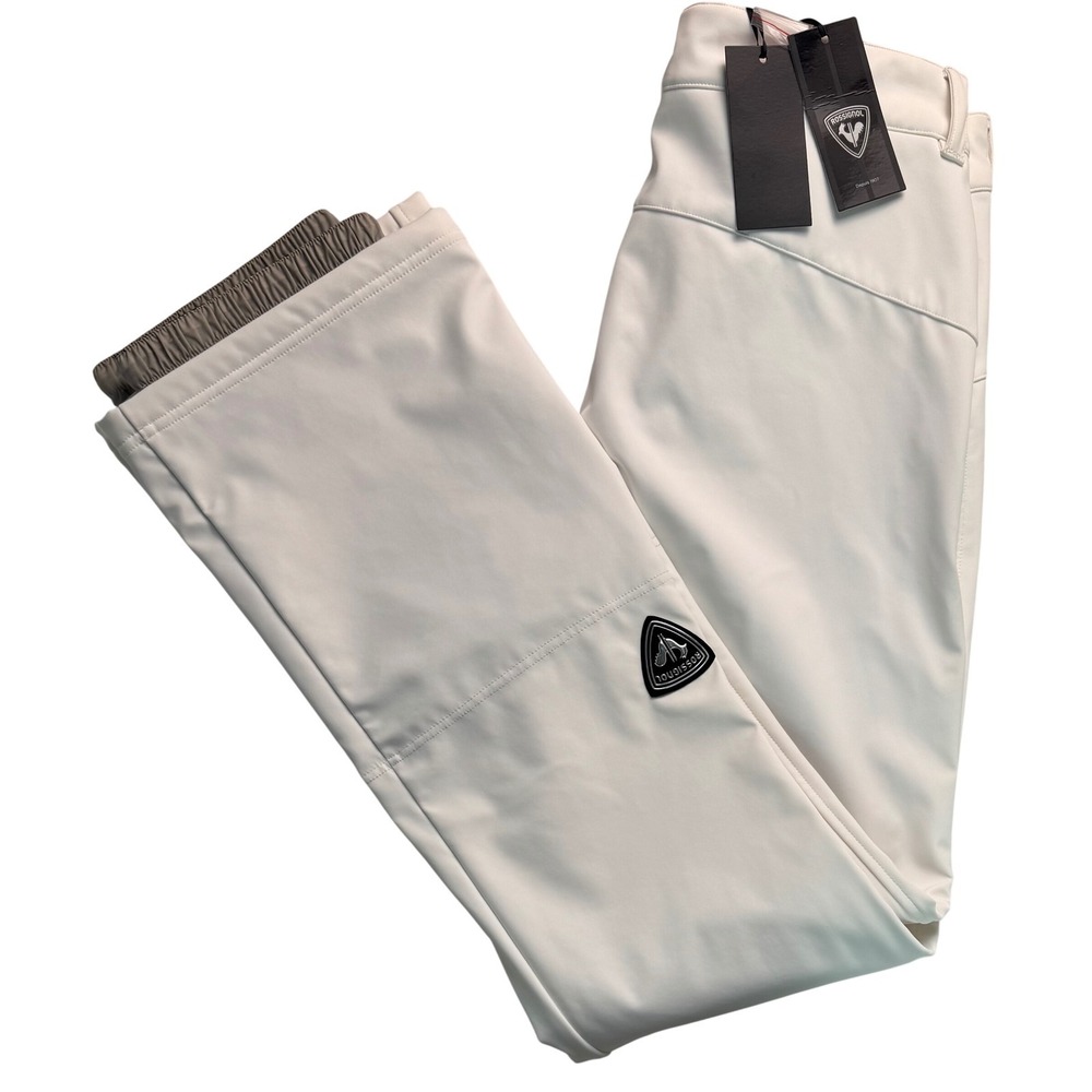 Rossignol W Ski Softshell Pant White Women XL  Snow Pants NWT